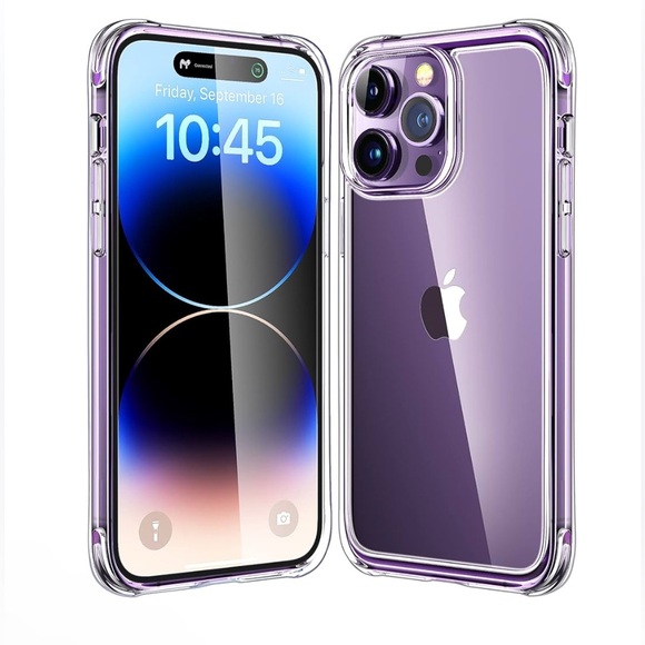 Mkeke for iPhone 14 Pro Max Case Clear, Both for $40 - Picture 2 of 4